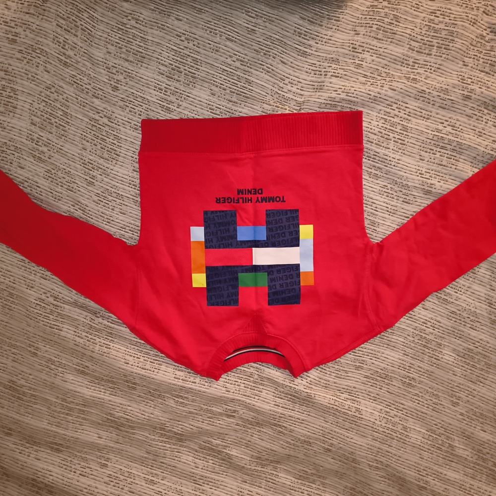 Tommy Hilfiger Kids Red Sweatshirt Size M (8-10)